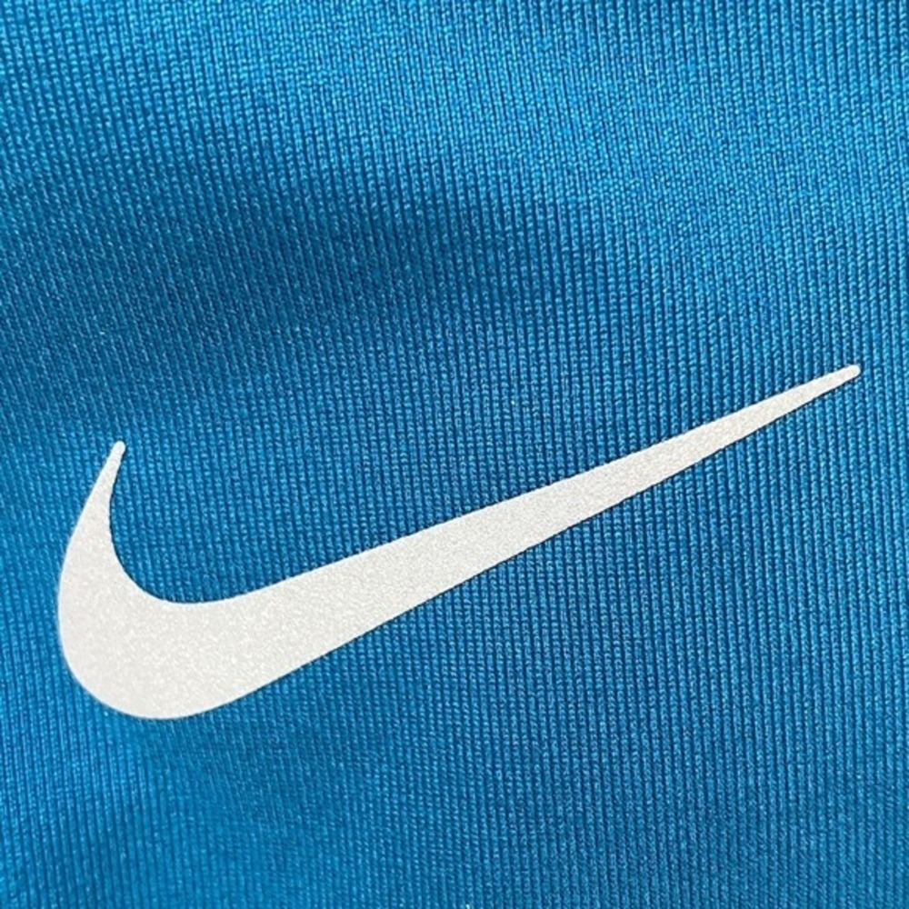 Nike Dri-FIT Women Blue Running Leggings Mesh Panels‎ Zip Pocket XS - Picture 3 of 6